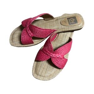 DV by Dolce Vita Pink and Tan Sandals for Casual Comfort.  Size 9.5